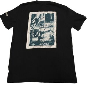 Element Star Wars T-Shirt Mens Medium Organic Cotton Baby Yoda Grogu The Child